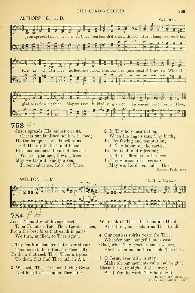 The Church Hymnary: a collection of hymns and tunes for public worship page 369