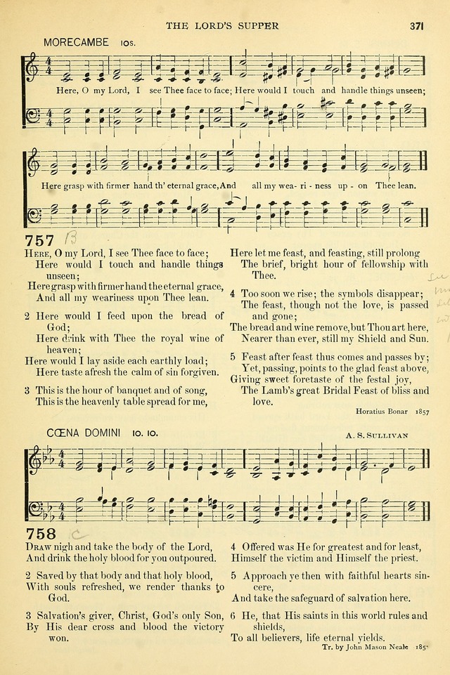 The Church Hymnary: a collection of hymns and tunes for public worship page 371