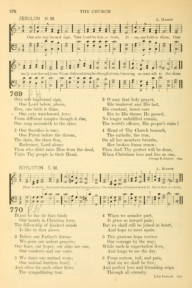The Church Hymnary: a collection of hymns and tunes for public worship page 376