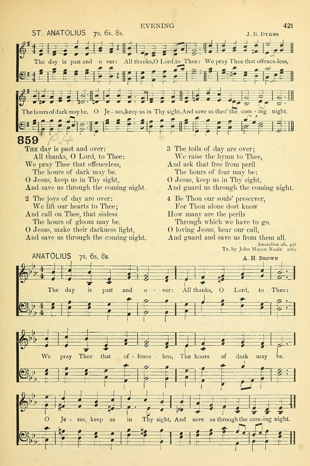 The Church Hymnary: a collection of hymns and tunes for public worship page 421