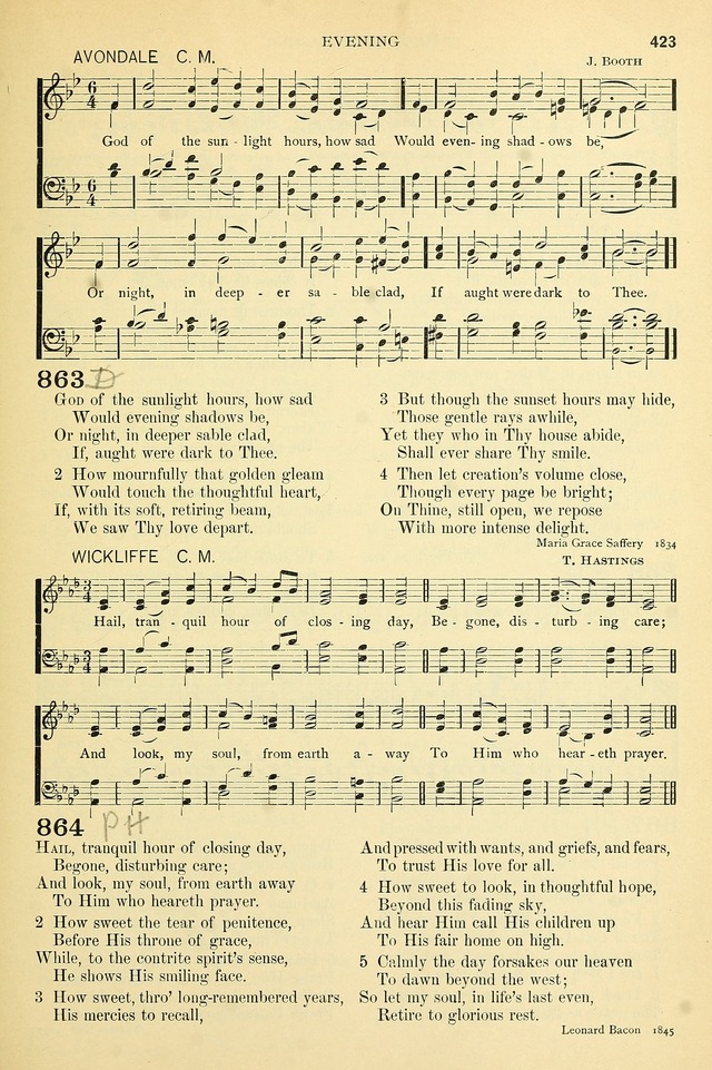 The Church Hymnary: a collection of hymns and tunes for public worship page 423