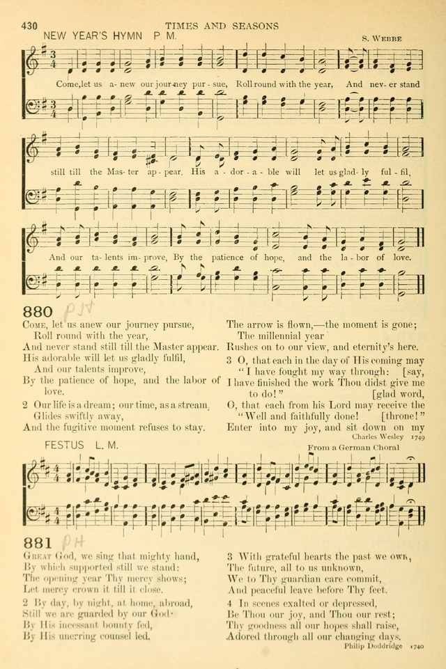 The Church Hymnary: a collection of hymns and tunes for public worship page 430