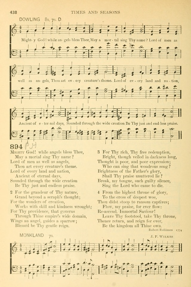 The Church Hymnary: a collection of hymns and tunes for public worship page 438