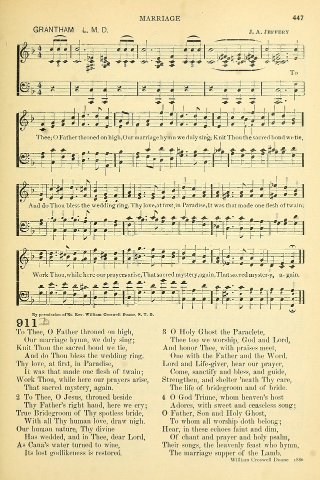 The Church Hymnary: a collection of hymns and tunes for public worship page 447