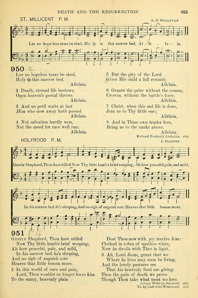 The Church Hymnary: a collection of hymns and tunes for public worship page 469