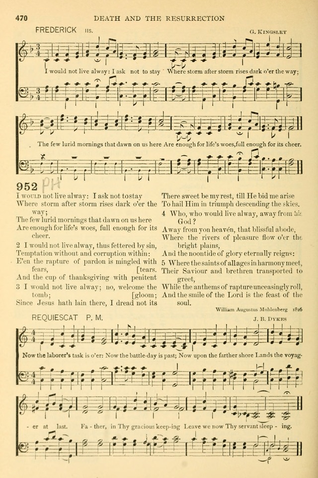 The Church Hymnary: a collection of hymns and tunes for public worship page 470