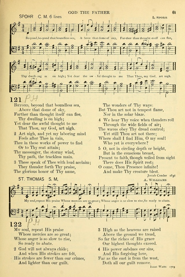 The Church Hymnary: a collection of hymns and tunes for public worship page 61