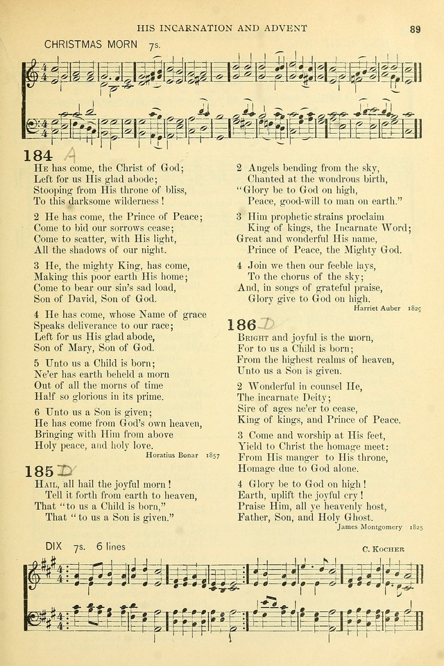 The Church Hymnary: a collection of hymns and tunes for public worship page 89