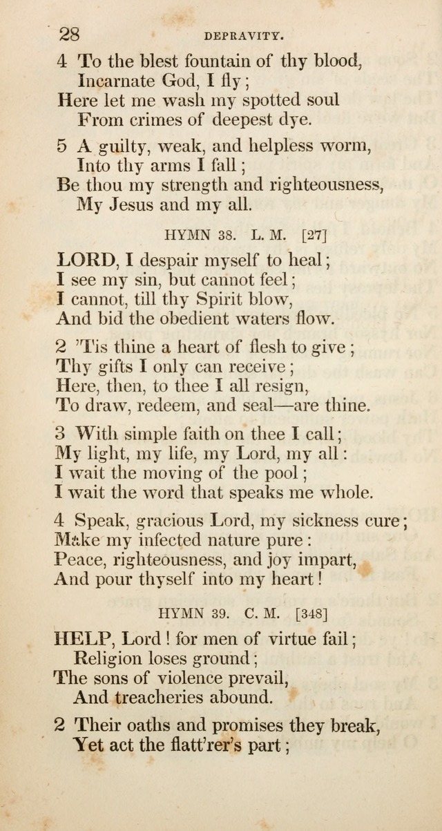 A Collection of Hymns, for the use of the Wesleyan Methodist Connection of America. page 31