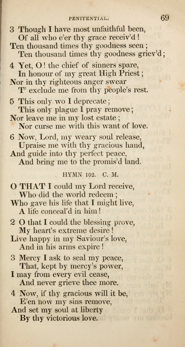 A Collection of Hymns, for the use of the Wesleyan Methodist Connection of America. page 72