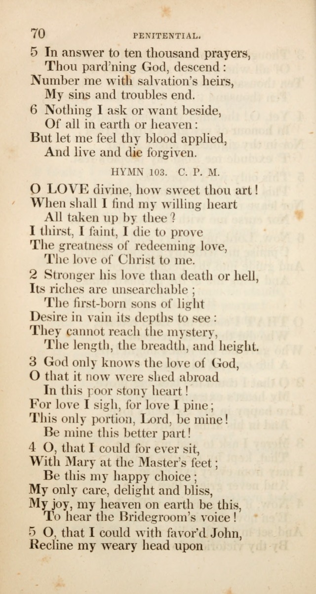 A Collection of Hymns, for the use of the Wesleyan Methodist Connection of America. page 73