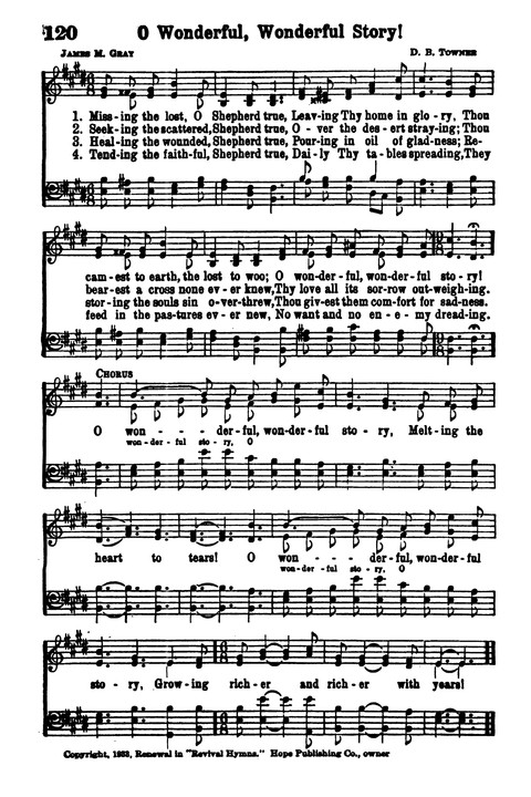 Choice Hymns of the Faith page 110