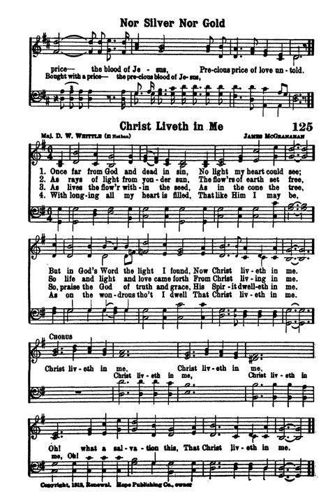 Choice Hymns of the Faith page 115