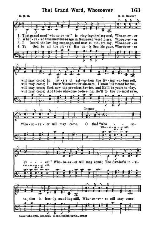 Choice Hymns of the Faith page 149