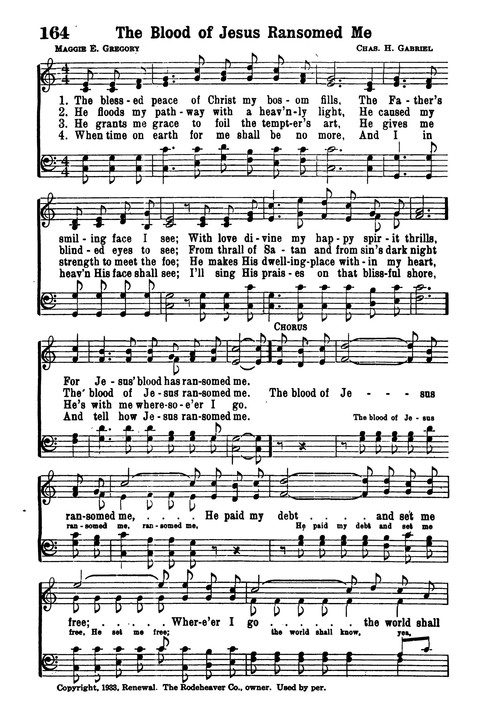 Choice Hymns of the Faith page 150