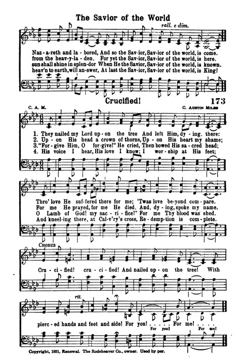 Choice Hymns of the Faith page 159