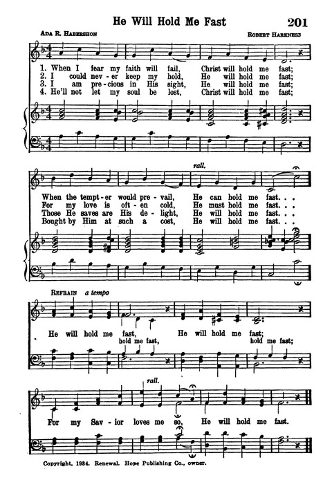 Choice Hymns of the Faith page 187