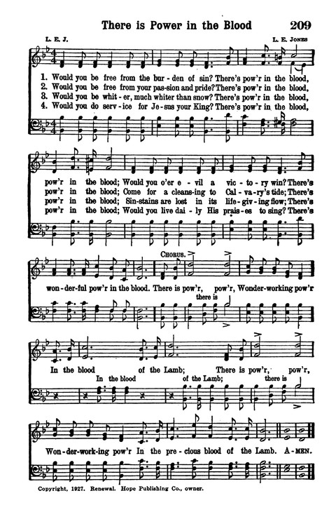 Choice Hymns of the Faith page 195
