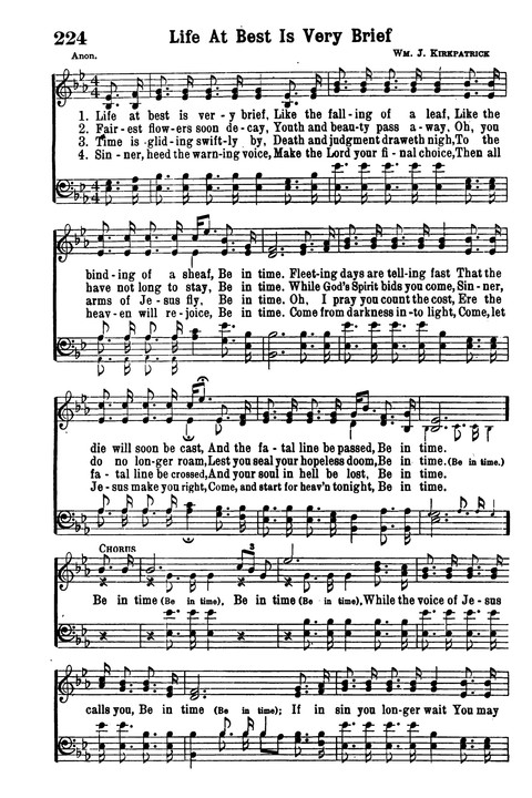 Choice Hymns of the Faith page 208