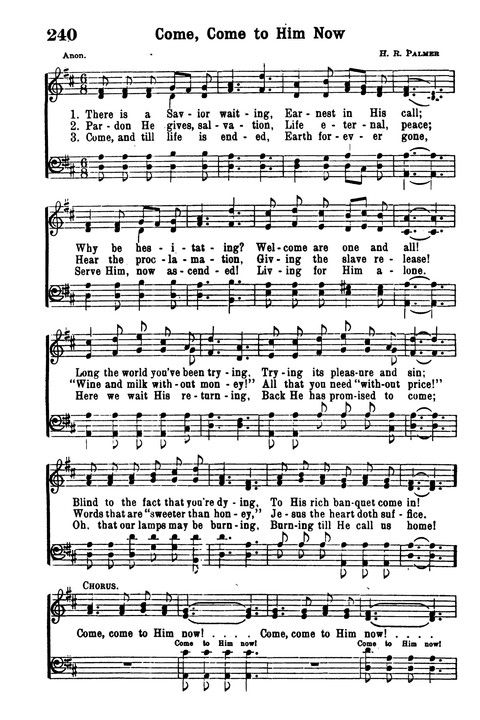 Choice Hymns of the Faith page 222