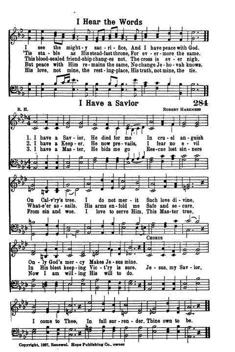 Choice Hymns of the Faith page 257