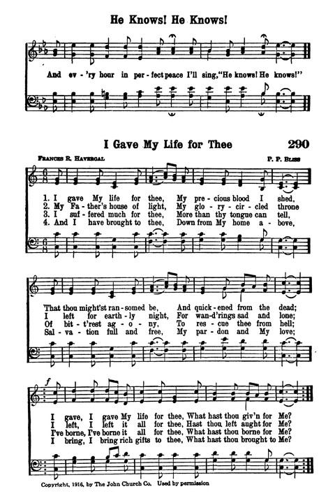 Choice Hymns of the Faith page 263