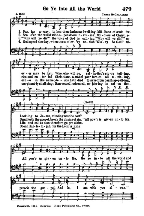 Choice Hymns of the Faith page 409