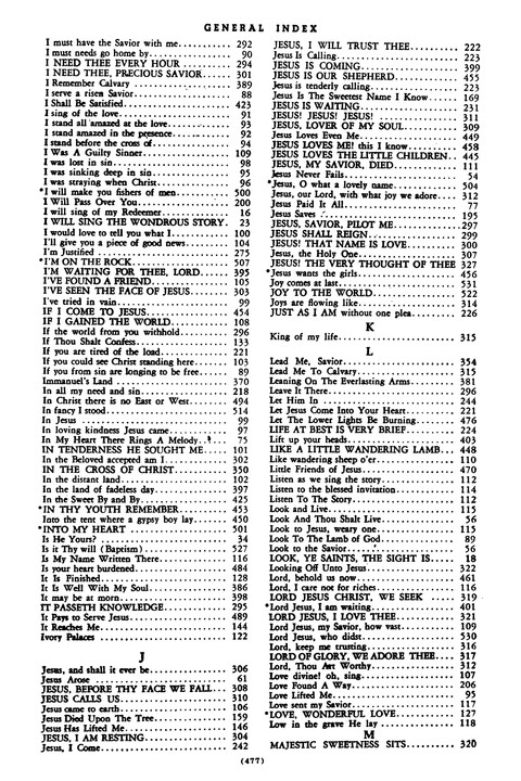 Choice Hymns of the Faith page 473