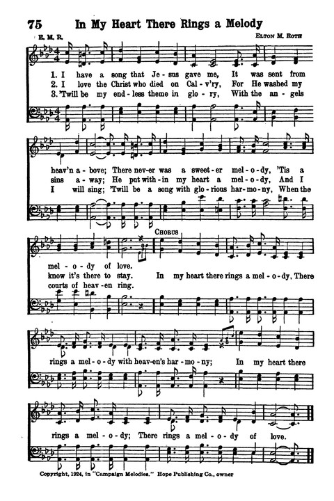 Choice Hymns of the Faith page 66