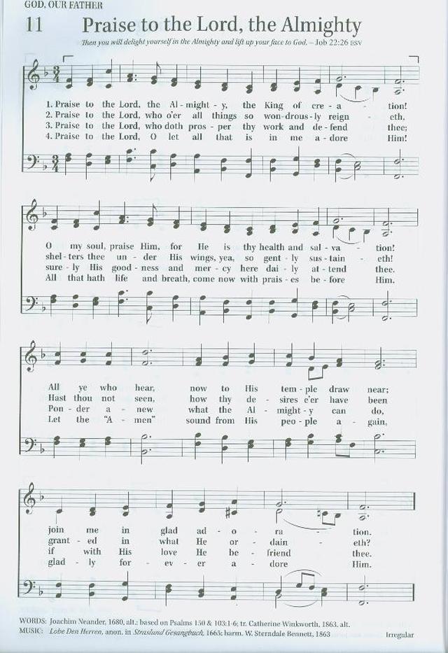 The Christian Life Hymnal page 12