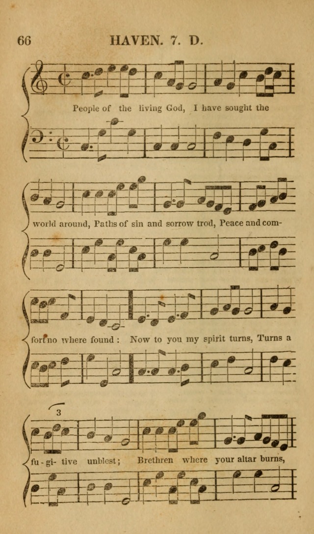 The Christian Lyre: Vol I (8th ed. rev.) page 66