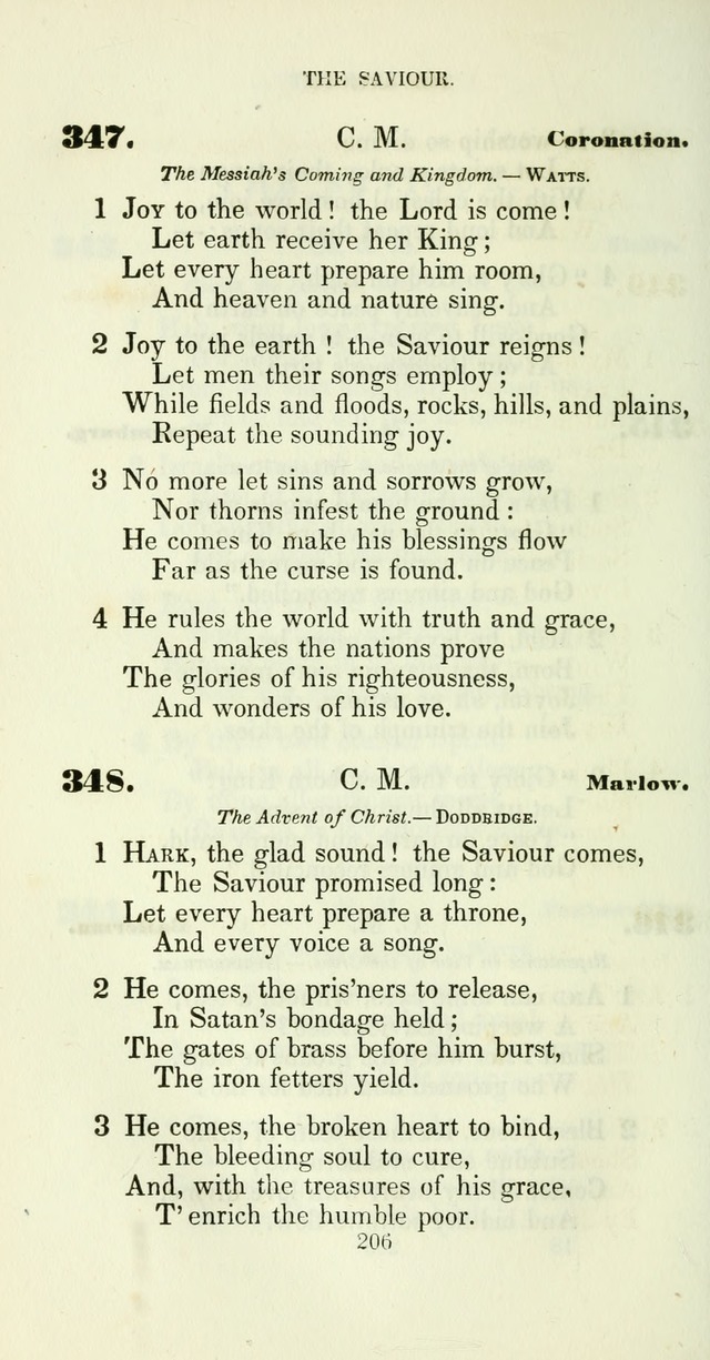 The Christian Melodist: a new collection of hymns for social religious worship page 208