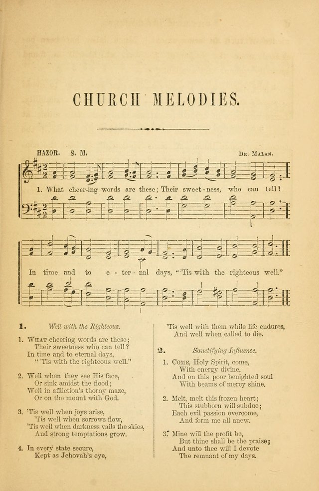 Church Melodies: collection of psalms and hymns, with appropriate music. For the use of congregations. page 5