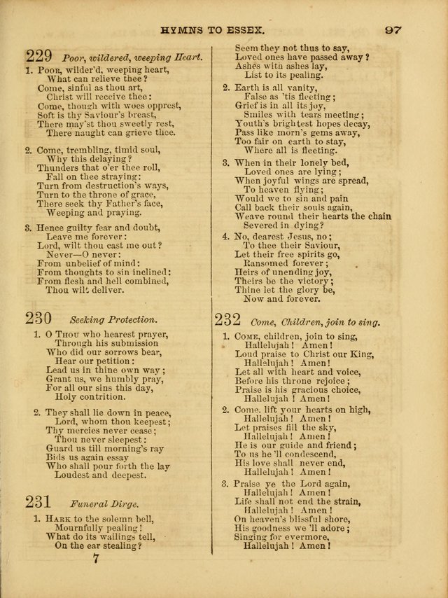 Cottage Melodies; a hymn and tune book, for prayer and social meetings and the home circle page 104