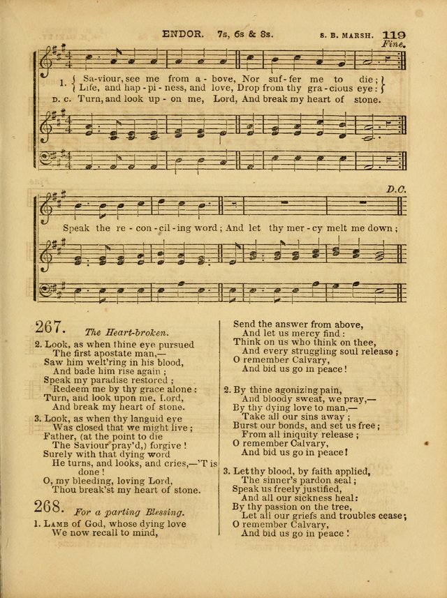 Cottage Melodies; a hymn and tune book, for prayer and social meetings and the home circle page 126