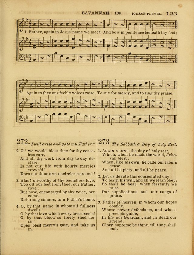 Cottage Melodies; a hymn and tune book, for prayer and social meetings and the home circle page 130