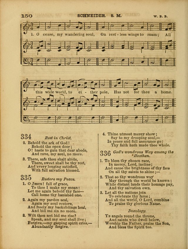 Cottage Melodies; a hymn and tune book, for prayer and social meetings and the home circle page 157