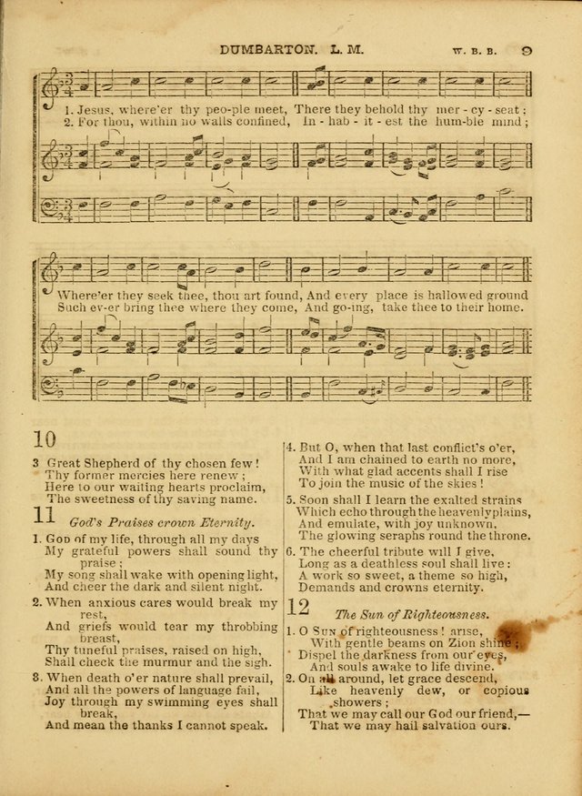 Cottage Melodies; a hymn and tune book, for prayer and social meetings and the home circle page 16