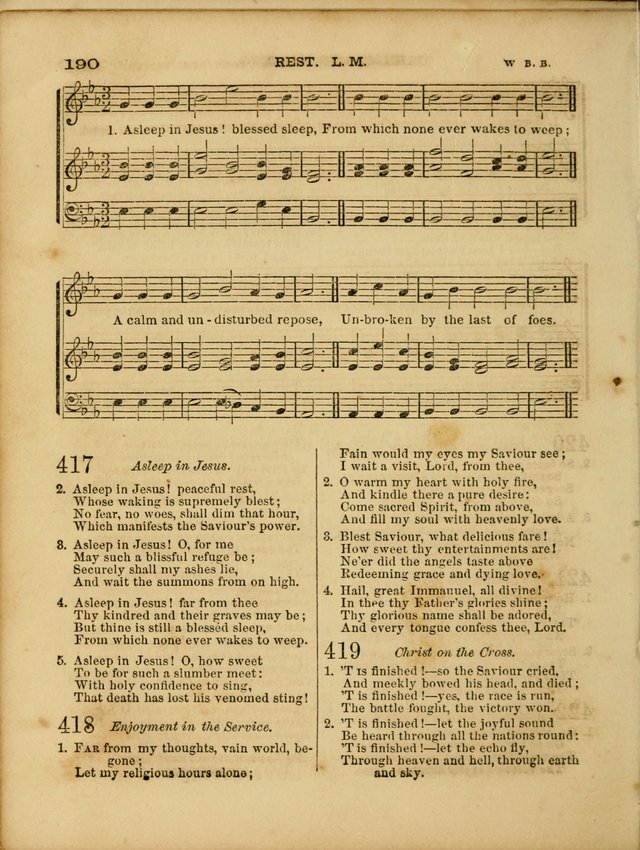 Cottage Melodies; a hymn and tune book, for prayer and social meetings and the home circle page 197