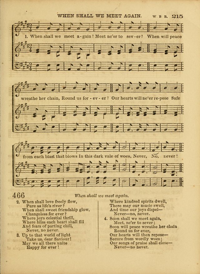 Cottage Melodies; a hymn and tune book, for prayer and social meetings and the home circle page 222