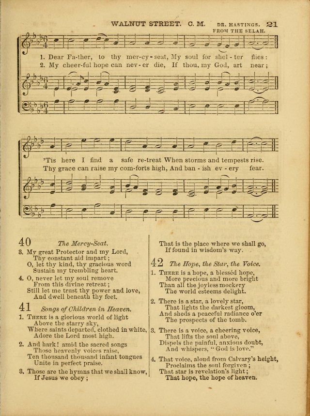 Cottage Melodies; a hymn and tune book, for prayer and social meetings and the home circle page 28