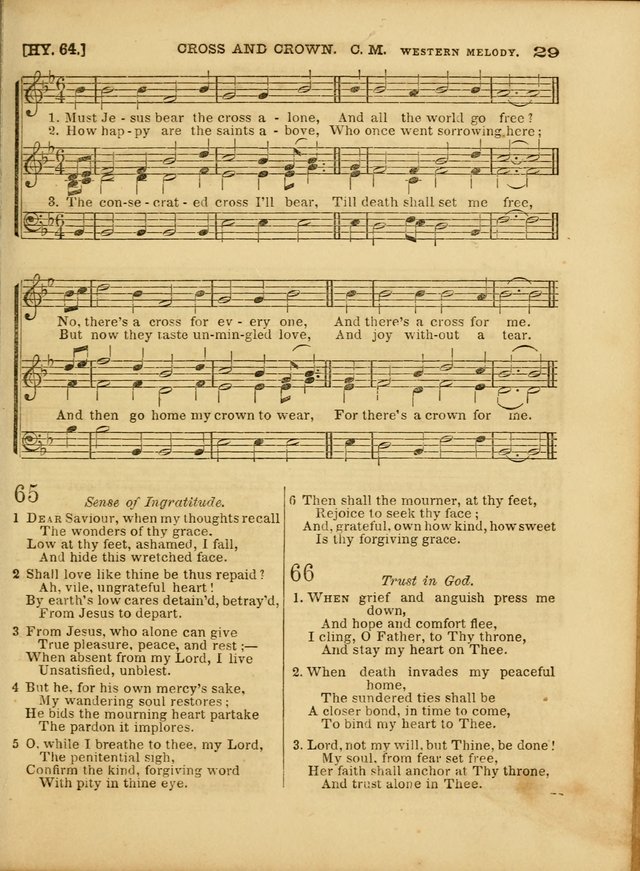 Cottage Melodies; a hymn and tune book, for prayer and social meetings and the home circle page 36