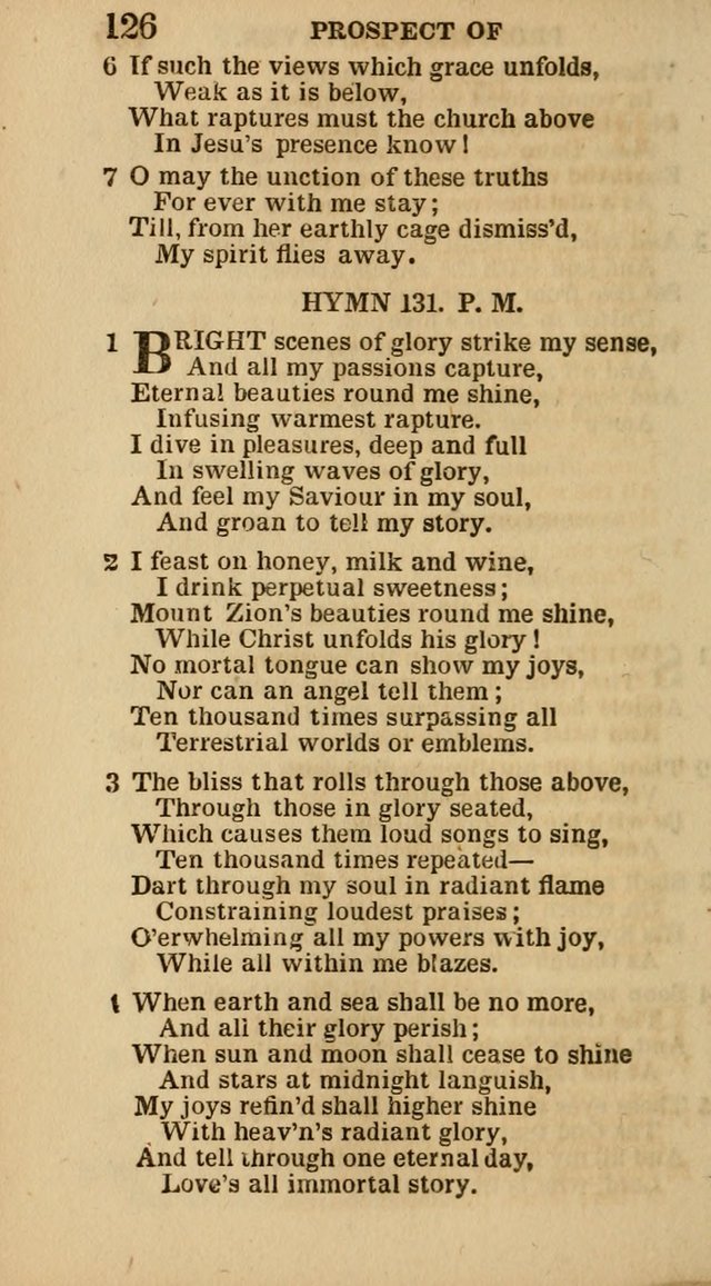 The Camp-Meeting Chorister: or, a collection of hymns and spiritual songs, for the pious of all denominations. To be sung at camp meetings, during revivals of religion, and on other occasions page 128