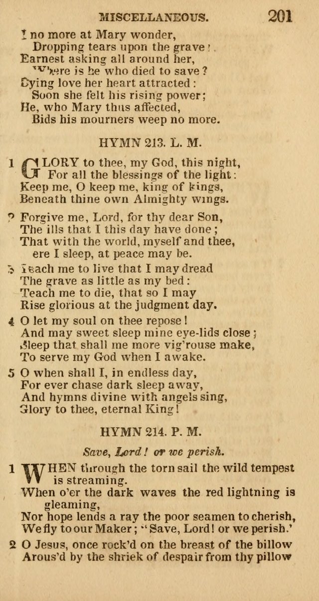 The Camp-Meeting Chorister: or, a collection of hymns and spiritual songs, for the pious of all denominations. To be sung at camp meetings, during revivals of religion, and on other occasions page 203