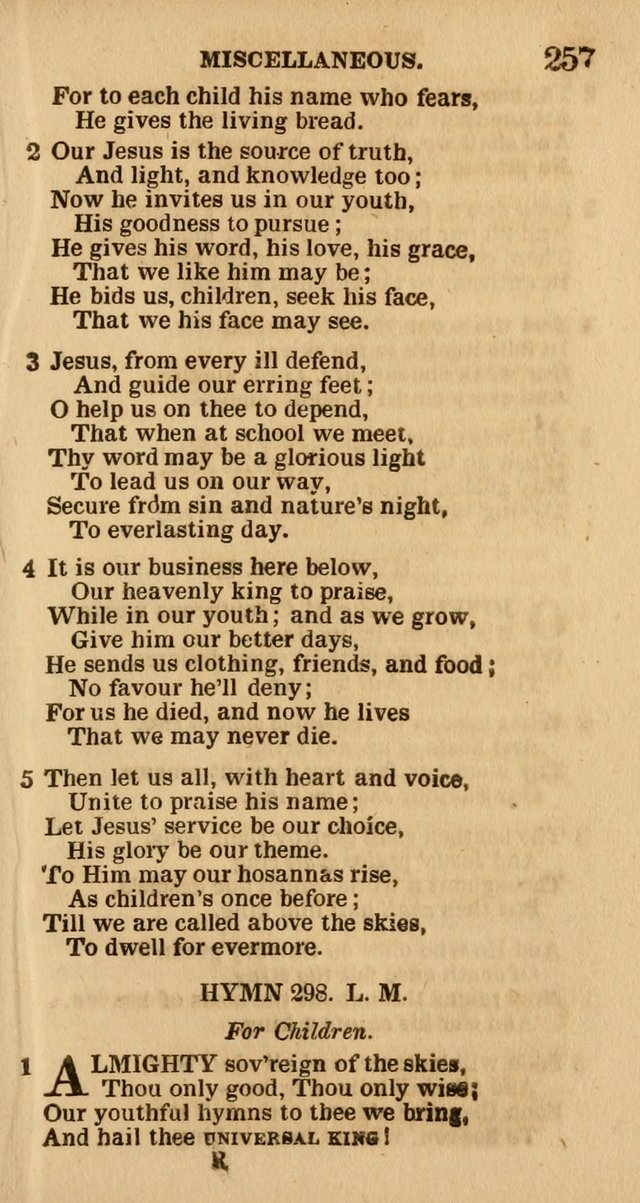 The Camp-Meeting Chorister: or, a collection of hymns and spiritual songs, for the pious of all denominations. To be sung at camp meetings, during revivals of religion, and on other occasions page 259