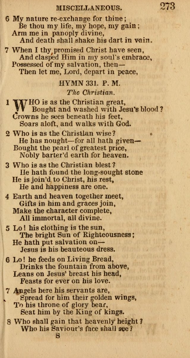 The Camp-Meeting Chorister: or, a collection of hymns and spiritual songs, for the pious of all denominations. To be sung at camp meetings, during revivals of religion, and on other occasions page 275