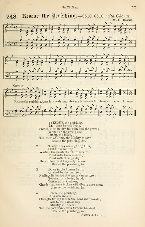 The Congregational Mission Hymnal: and Week-night service book page 261