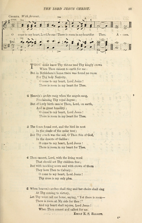 The Congregational Mission Hymnal: and Week-night service book page 33