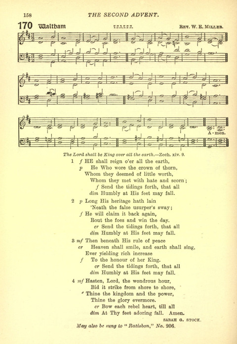 The Church Missionary Hymn Book page 156