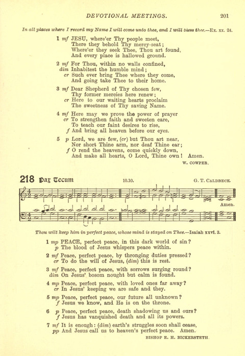 The Church Missionary Hymn Book page 199